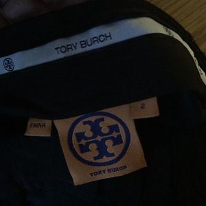 Tory Burch Black Silk Jogger Pants!